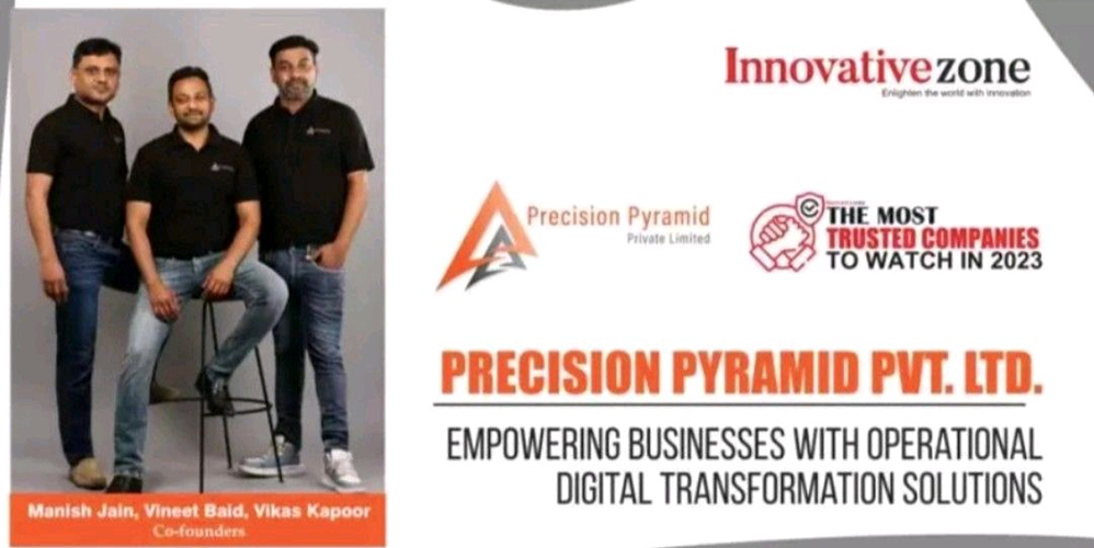 Discover how Precision Pyramid is empowering businesses with operational digital transformation solutions. As a dynamic and innovative provider, Precision Pyramid has revolutionized how businesses streamline their backend operations. From optimizing warehousing processes to enhancing transport management, customer care operations, and financial management, our comprehensive solutions drive operational excellence. Our unique approach encompasses consulting, technology evaluation, roadmap creation, implementation, and on-ground support, setting them apart in the industry. By aligning business strategies and leveraging technology, we deliver exceptional value and prioritized execution to maximize return on investment. With a primary focus on retail, eCommerce, distribution, and 3PL companies, Precision Pyramid aims to shape the future of supply chain management and foster sustainable growth for businesses. Vineet Baid, the Managing Director of Precision Pyramid, recently shared his perspectives with Innovative Zone magazine. During the interview, he shed light on their distinct and comprehensive approach that covers a wide spectrum of services, including consulting, technology assessment, roadmap development, implementation, and on-ground support. The main emphasis lies in harmonizing business strategies with state-of-the-art technology, enabling us to provide outstanding value and prioritize focused execution to optimize returns on investment for our diverse clientele. This client base encompasses various industries such as retail, eCommerce, distribution, and 3PL companies. As you explore the article, you will witness the passion and dedication of Precision Pyramid in shaping the future of supply chain management. Our goal is to be a comprehensive supply chain solution provider, offering end-to-end services that cover inventory management, logistics, order fulfillment, and data analytics. Promoting enterprise software solutions from India, that solidify our position as a prominent player in the global supply chain industry. Please read the full article on Innovative Zone India to uncover the inspiring success story of Precision Pyramid and how we are empowering businesses with operational digital transformation solutions that lead to unparalleled growth and excellence.