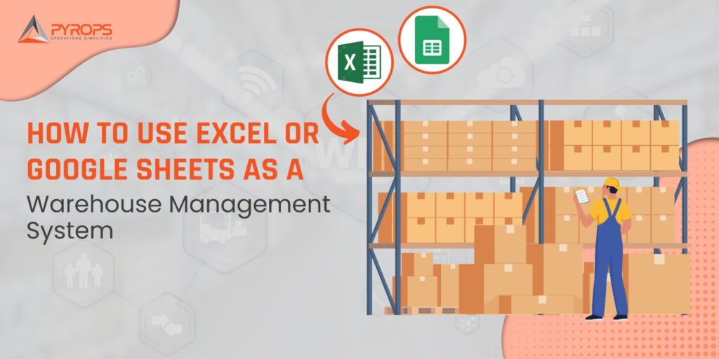 How to use excel warehouse management system