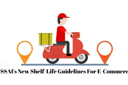 E-commerce platform warehouse storing perishable goods under new FSSAI shelf-life guidelines.