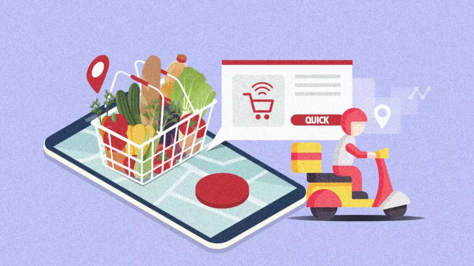 Quick commerce platforms like Blinkit and Instamart are disrupting traditional grocery delivery, challenging kirana stores in India.