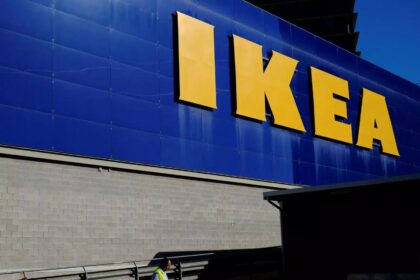 IKEA warehouse with products ready for shipping amidst trade challenges