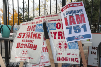 Boeing machinists celebrating new contract agreement