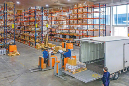 Sustainable warehouse management practices including energy efficiency, automation, recycling, and efficient space utilization.