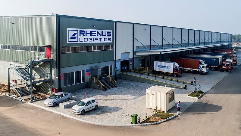 Rhenus Group warehouse in India with advanced technology and sustainability features.