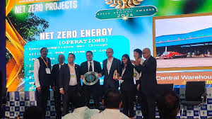 Tata Steel Central Warehouse in Jamshedpur receives IGBC Net Zero Energy Certification for sustainability.