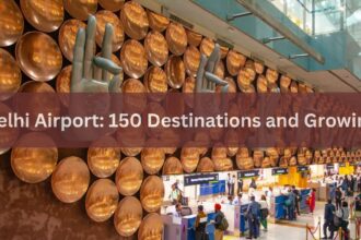 Delhi Airport's cargo network now serves 150 destinations globally, boosting trade efficiency and supporting key industries.