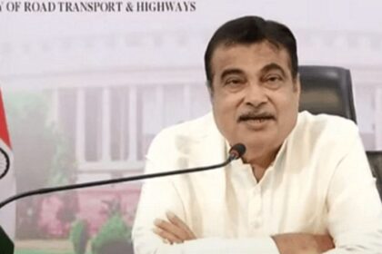 SCM Spectrum- Nitin Gadkari speaking at a conference on AI in logistics.