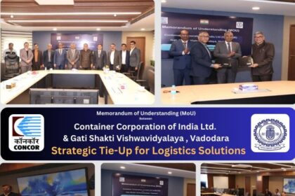 SCM Spectrum- CONCOR and GSV executives sign partnership to innovate logistics.