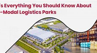 A logistics park that integrates different transportation modes, streamlining goods movement and improving supply chain efficiency.