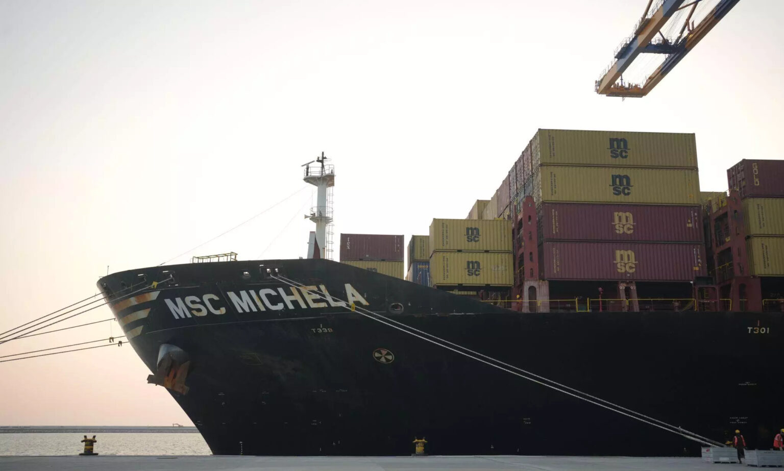 SCM Spectrum - MSC Michela, the 100th commercial vessel at Vizhinjam Port