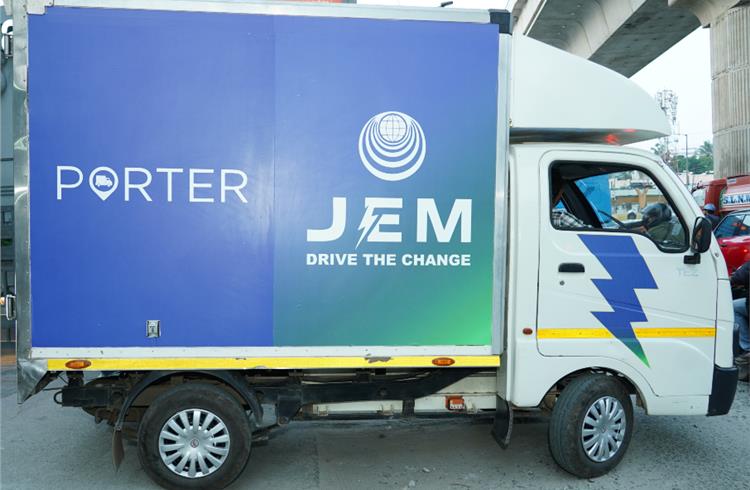 SCM Spectrum - Jupiter Electric Mobility and Porter partnership for sustainable logistics in India with EV adoption.