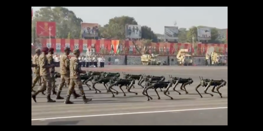 SCM Spectrum - Indian Army robotic systems assisting in logistics operations in mountainous regions.