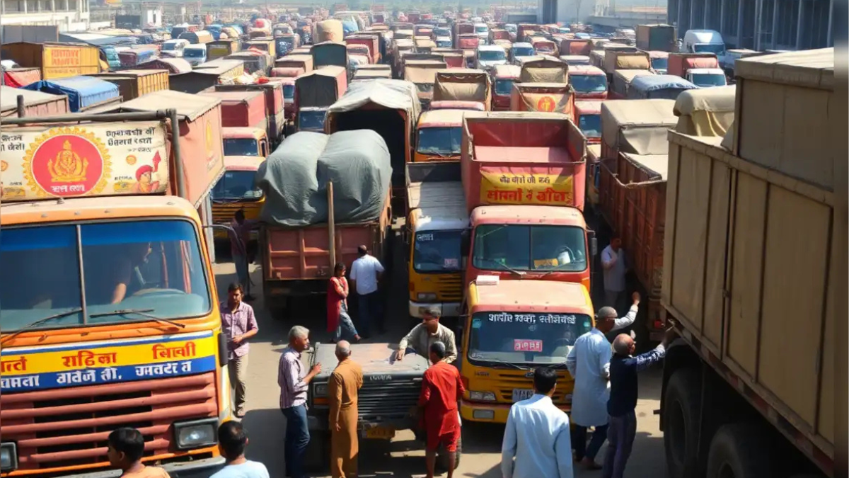 SCM Spectrum - Massive traffic congestion at Mahakumbh 2025 causing delays for pilgrims and logistics despite strict vehicle restrictions.