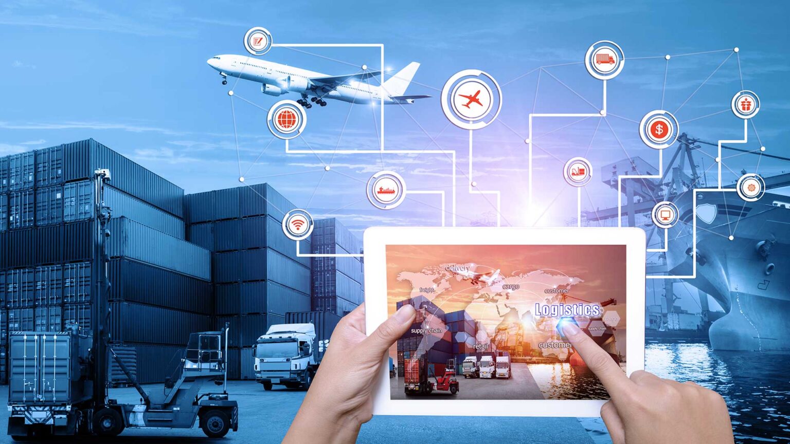 SCM Spectrum - Technological advancements in Indian logistics, including drone deliveries and AI-powered supply chain management.