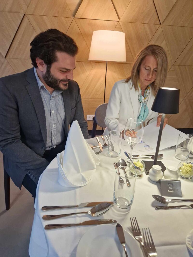 SCM SPECTRUM - MIEEK and YoungShip Cyprus representatives signing MoU at appreciation dinner event