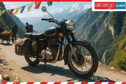 SCM SPECTRUM - Allcargo Gati Bike Express delivery truck transporting motorcycles securely