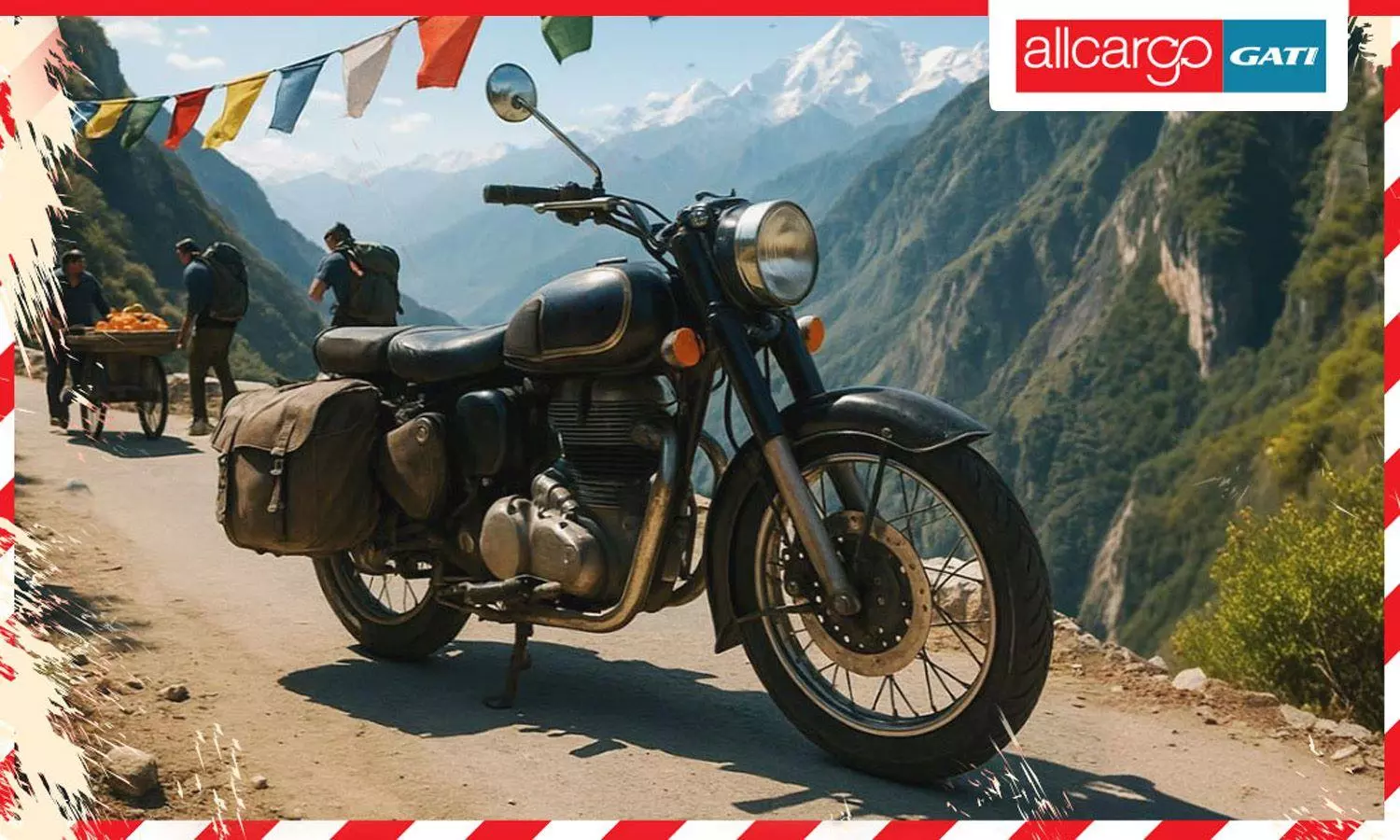 SCM SPECTRUM - Allcargo Gati Bike Express delivery truck transporting motorcycles securely