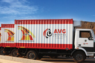 SCM SPECTRUM - AVG Logistics Parcel Cargo Express Train on a dedicated rail route