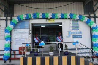 Jeena & Company’s modern warehouse facility with advanced pallet racking and forklifts in Bhiwandi, Mumbai
