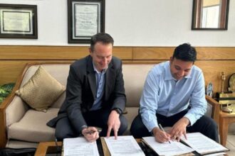 scm spectrum - DPIIT and Häfele India executives signing MoU to support startups and manufacturing in India