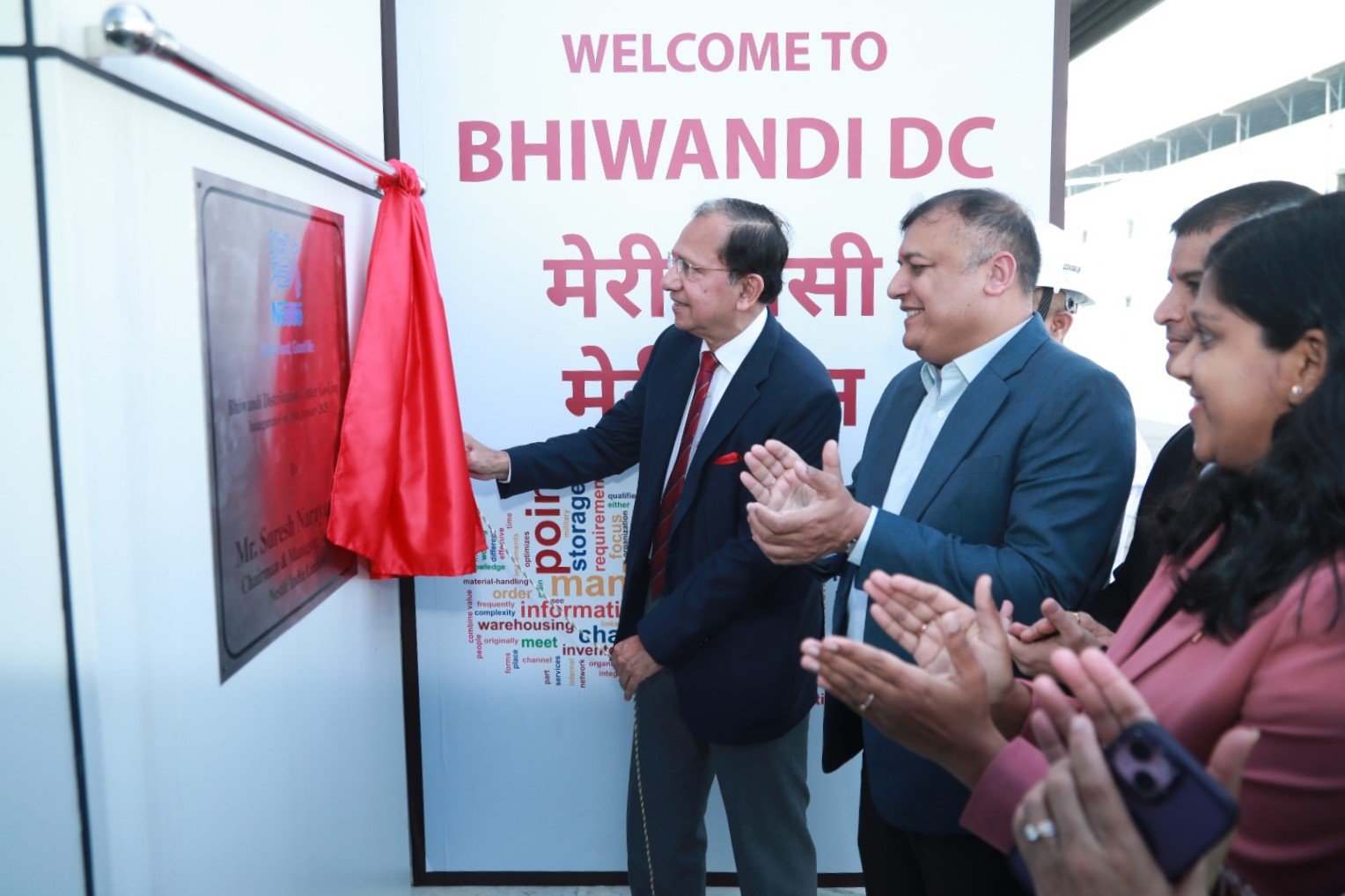 SCM SPECTRUM - Nestlé India Bhiwandi logistics hub showcasing digital twin technology and LNG-powered trucks for green logistics.