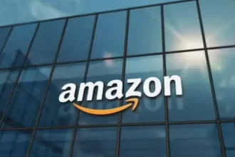 Amazon Now delivery rider in Bengaluru with quick-commerce order
