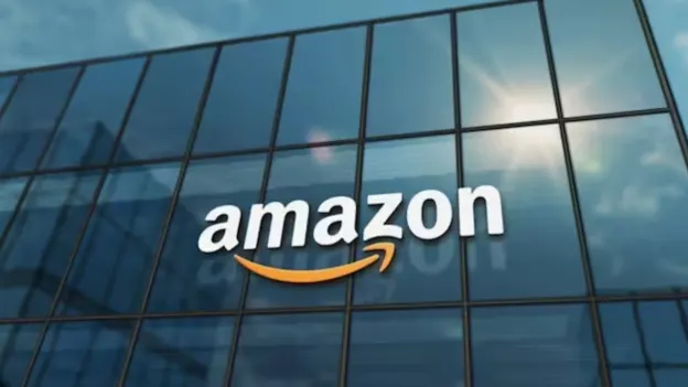 Amazon Now delivery rider in Bengaluru with quick-commerce order