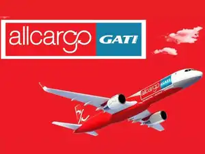 Allcargo Gati cargo plane ready for 24-hour air delivery service at airport runway.