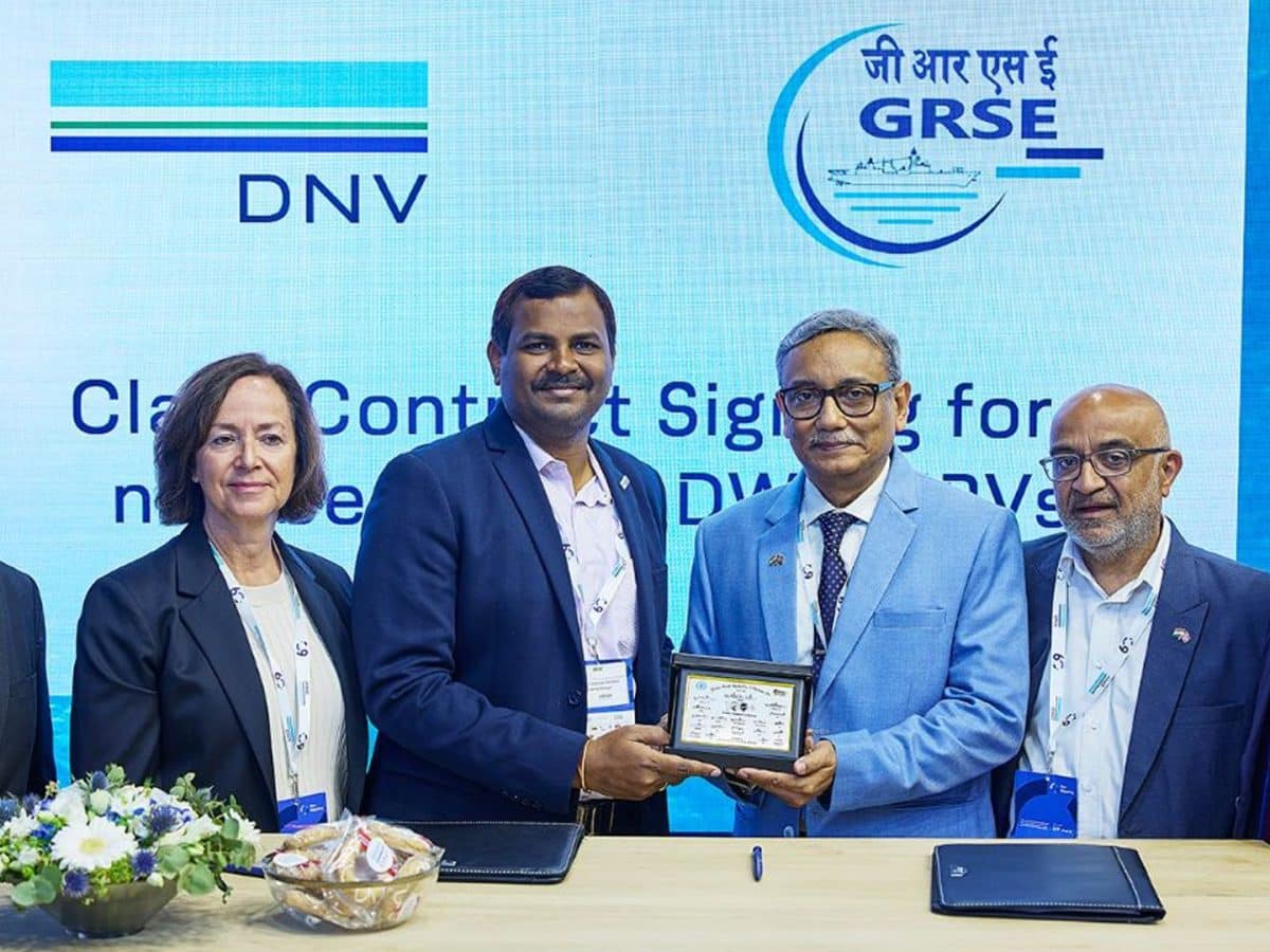 DNV and Indian officials sign agreements at Nor-Shipping 2025 to enhance maritime cooperation and sustainability.